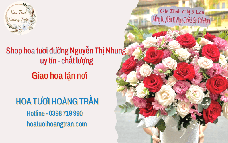 shop hoa tươi đường Nguyễn Thị Nhung khu đô thị Vạn Phúc