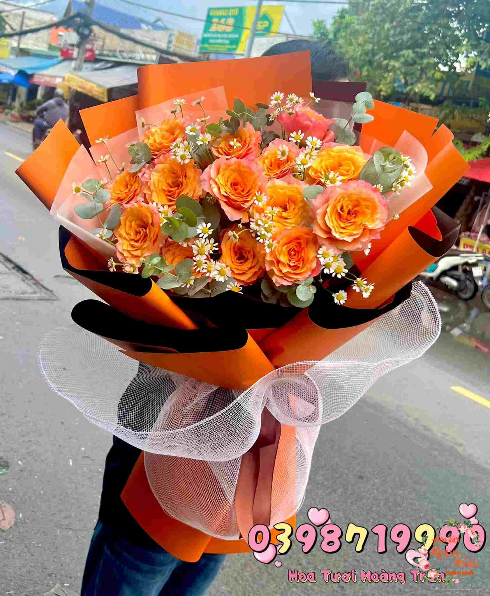 Hoa sinh nhật Bó hoa chúc mừng sinh nhật sếp  chủ tịch đẹp tại Hà Nội